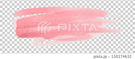 pink watercolor background. Artistic hand paint. Isolated on transparent background. pink watercolor background. Artistic hand paint. Isolated on transparent background. 130174632