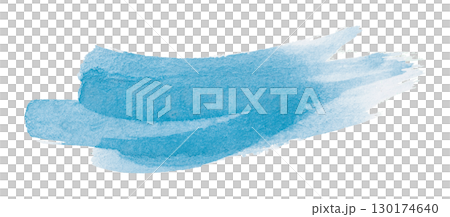 light blue watercolor background. Artistic hand paint. Isolated on transparent background. light blue watercolor background. Artistic hand paint. Isolated on transparent background. 130174640
