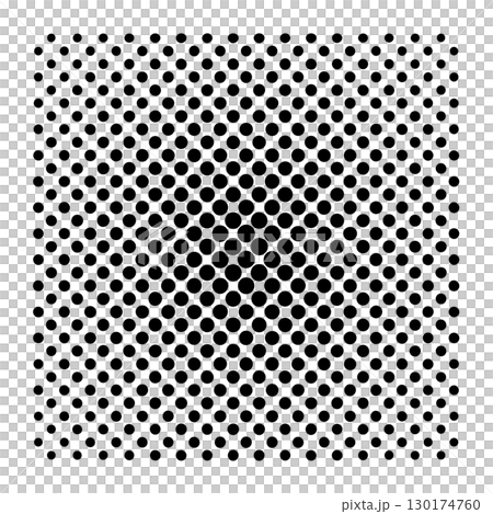 Halftone circle dot material illustration background black and white vector png transparent background 130174760