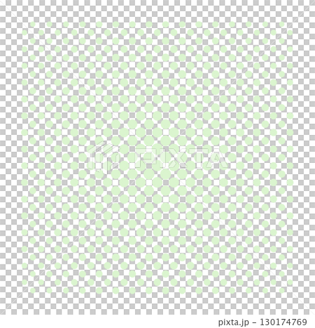 Halftone circle dot material illustration background, refreshing yellow-green pastel, vector png, transparent background 130174769