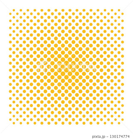 ハーフトーン円ドット素材イラスト背景 オレンジ黄色 ベクターpng 背景透明 ハーフトーン円ドット素材イラスト背景 オレンジ黄色 ベクターpng 背景透明 130174774