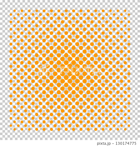 半色調圓點素材插畫背景橙黃色橘子向量PNG透明背景 130174775