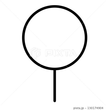 虫眼鏡のアイコン 130174904