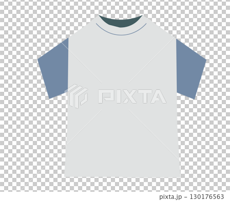 半袖Tシャツ。ベクターイラスト 130176563