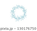 ナチュラルな線画のリーフのリース ナチュラルな線画のリーフのリース 130176750