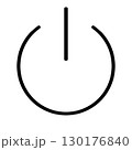 電源マークのアイコン 130176840