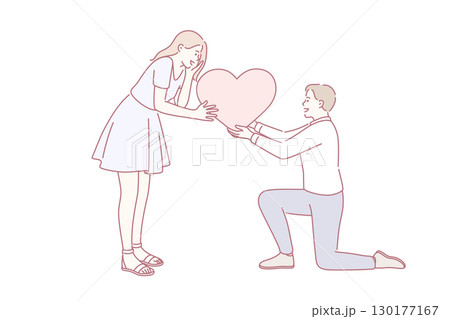 Love, romance and dating concept 130177167