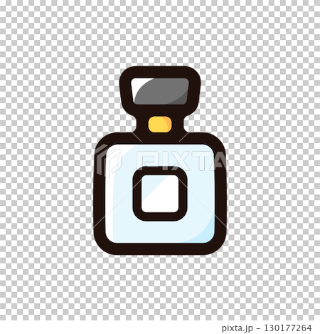 香水插圖圖示（化妝品、造型、時尚素材） 130177264