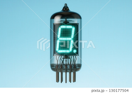 Retro VFD Display Tube With Luminous...のイラスト素材 [130177504] - PIXTA