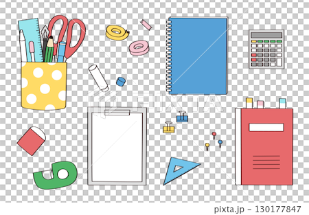 文具插圖集 文具插圖集 130177847