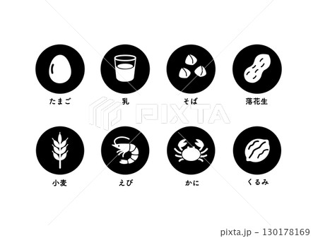 アレルゲン 食物アレルギー 主要8品目アレルゲン 食物アレルギー 主要8品目 アレルゲン 食物アレルギー 主要8品目アレルゲン 食物アレルギー 主要8品目 130178169