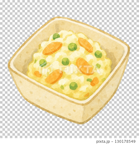 [配菜]馬鈴薯沙拉插畫 130178549