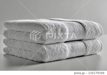 清潔なタオル 130179399