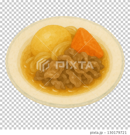 【家庭料理】肉じゃがのイラスト 130179721