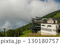 北八ヶ岳ロープウェイ山頂駅と雲に包まれる絶景 130180757