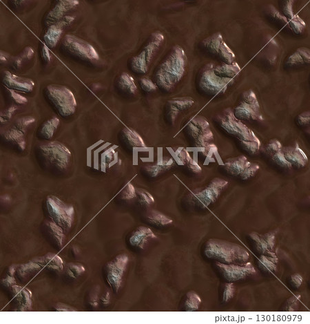 Seamless background. Abstract background with flowing metal texture. 130180979