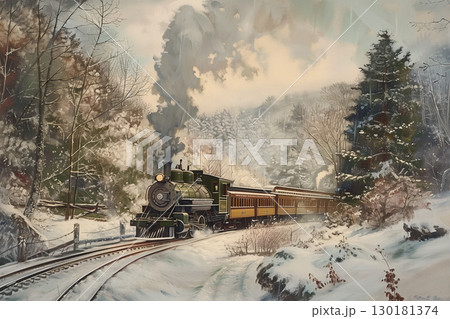 Wintertime Express Charming Vintage Train Journeys Through Snowy Woodlands in Full Steam Wintertime Express Charming Vintage Train Journeys Through Snowy Woodlands in Full Steam 130181374