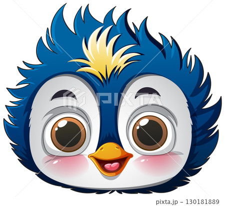 Adorable Baby Bird Illustration 130181889