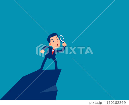 Analysis. Leader with vision statement 130182269