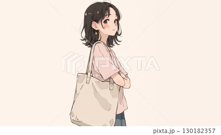 おしゃれな女の子 130182357