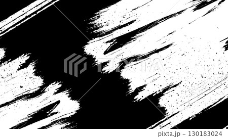 ストリート感あふれるグランジ風ブラシテクスチャ素材 130183024
