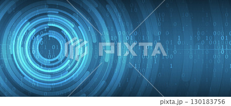 Abstract network and artificial intelligence background Abstract network and artificial intelligence background 130183756