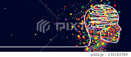 Abstract network and artificial intelligence background Abstract network and artificial intelligence background 130183764
