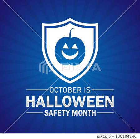 October is Halloween Safety Month 130184140