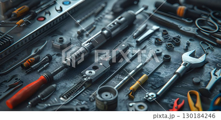 Instruments for repair and maintenance...のイラスト素材 [130184246] - PIXTA