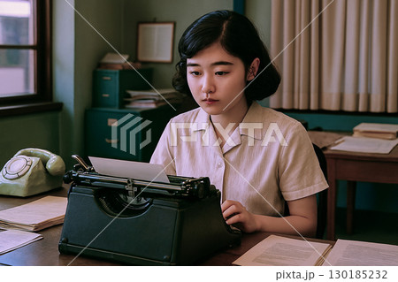昭和の情景 タイピスト 昭和の情景 タイピスト 130185232