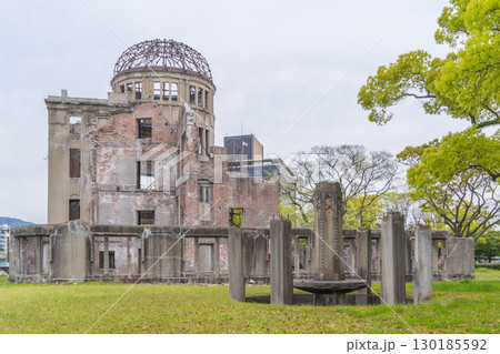 太平洋戦争中に原子力爆弾によって破壊された建築物 130185592