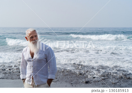 Elderly healthy people lifestyle and sport concept 130185913