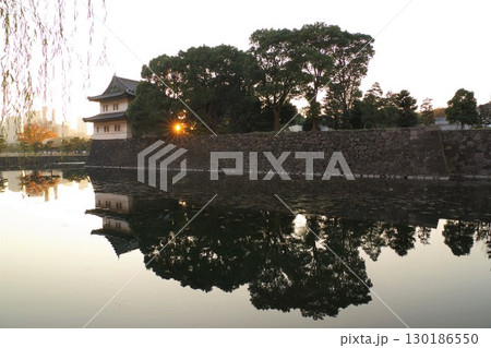 旧江戸城の一部の辰巳の方位の巽櫓3 130186550