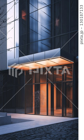 Signboard sharp rectangular mockup white and black frame for story background 130187133