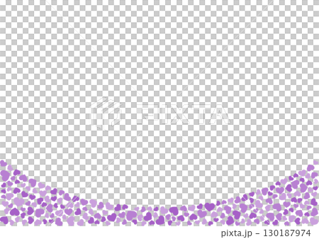 Heart pattern background Purple 3 colors Heart 130187974