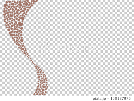 心形圖案背景棕色純色心 130187976