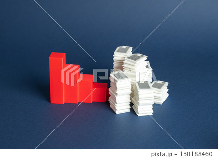 The decline in income is caused by bureaucracy and overregulation, slowing growth, discouraging investment, reducing efficiency, financial stagnation, weak business climate 130188460
