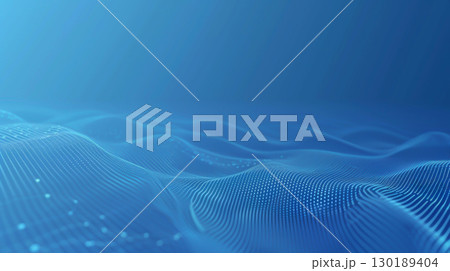 青い抽象的なデジタルネットワーク背景 130189404