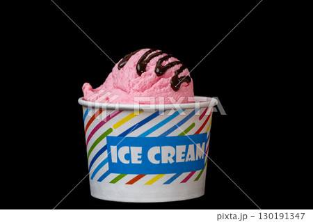 ice cream in a cup ice cream in a cup 130191347