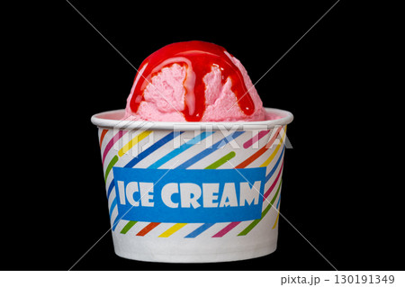 ice cream in a cup 130191349