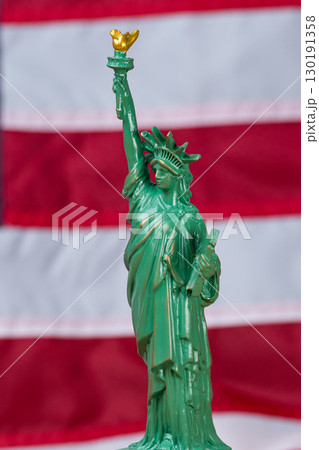 american flag video with statue of liberty american flag video with statue of liberty 130191358