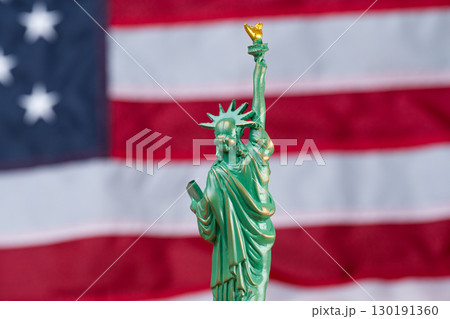 american flag video with statue of liberty american flag video with statue of liberty 130191360