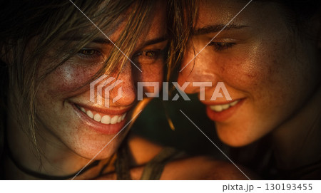 Loving couple sharing a tender, happy moment 130193455