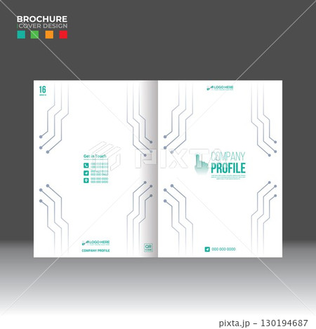 brochure cover design for corporate and any use 130194687
