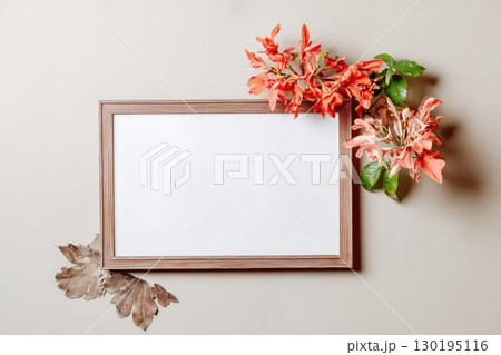Photo frame with empty center, white background Photo frame with empty center, white background 130195116