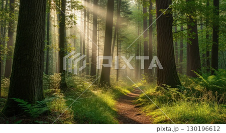 big buddha statue in the forest 130196612