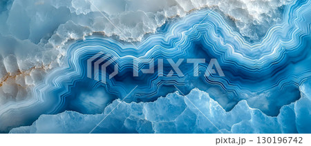 Blue Layered Onyx 130196742