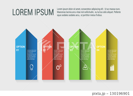 Business infographic template. 130196901