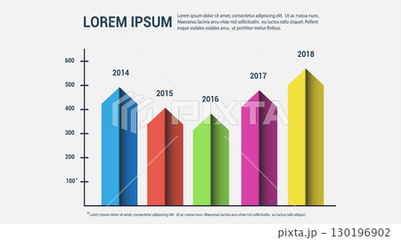 Business infographic template. 130196902