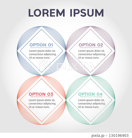 Business infographic template. 130196903